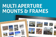multi aperture mounts and frames